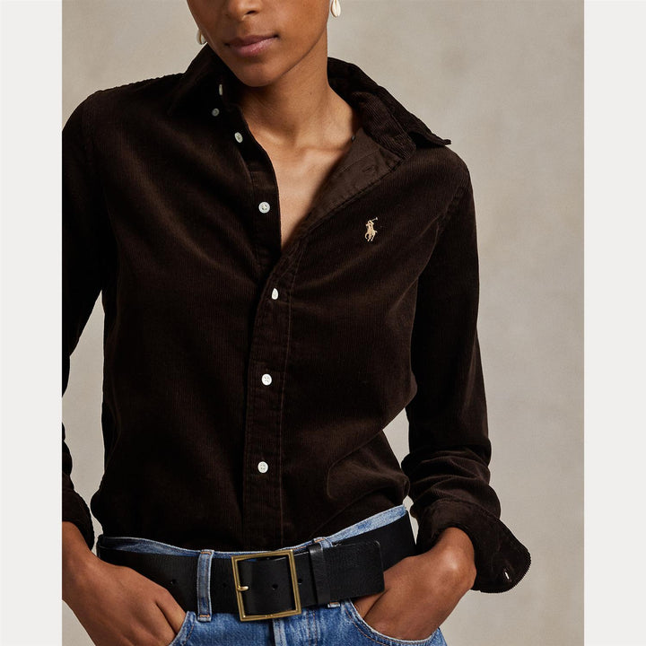 Woven Sport Shirt Dark Beech