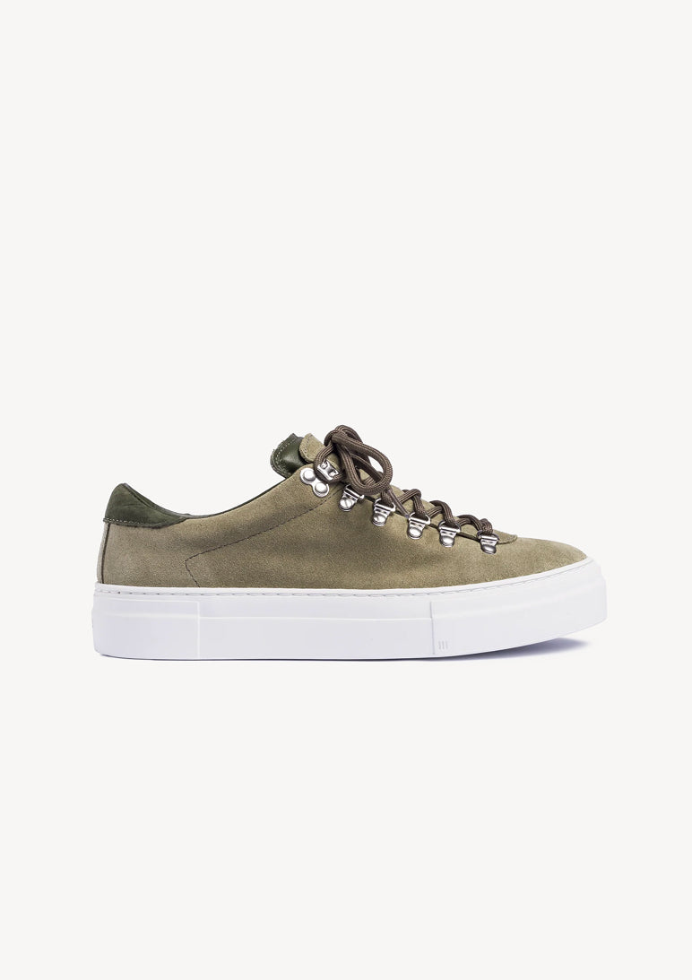 W Marostica Low Platform Suede Olive