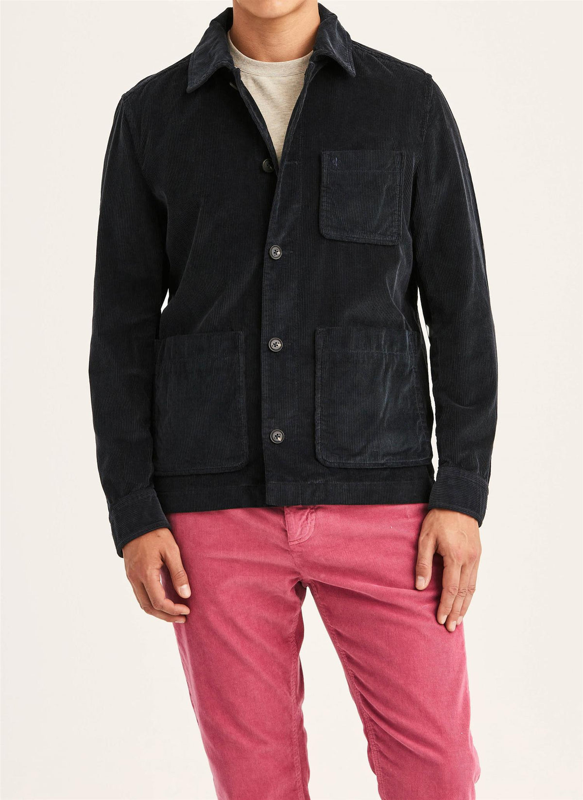 Fenix Cord Shirt Jacket - Navy