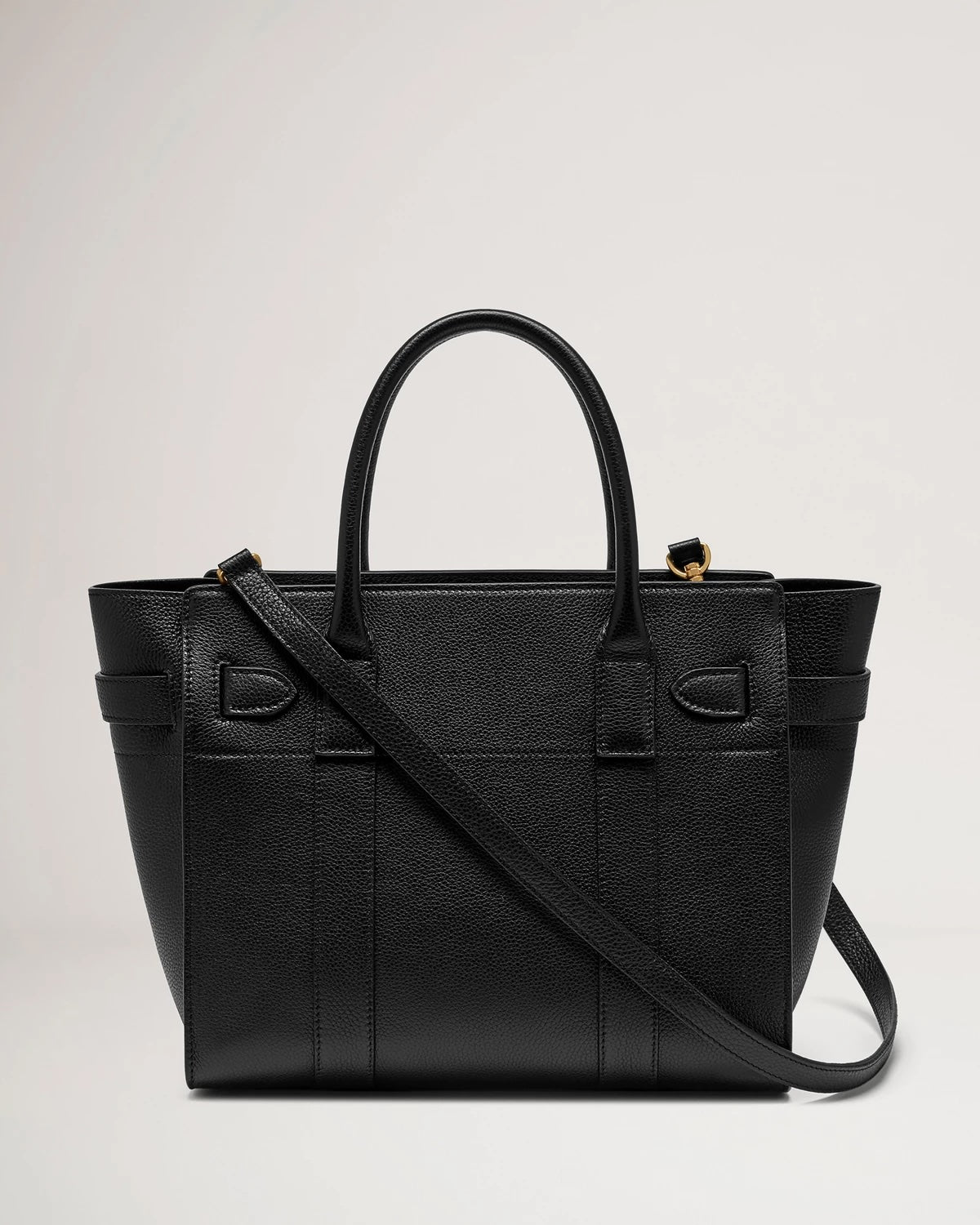 Small Zipped Bayswater Black Small Classic Grain
