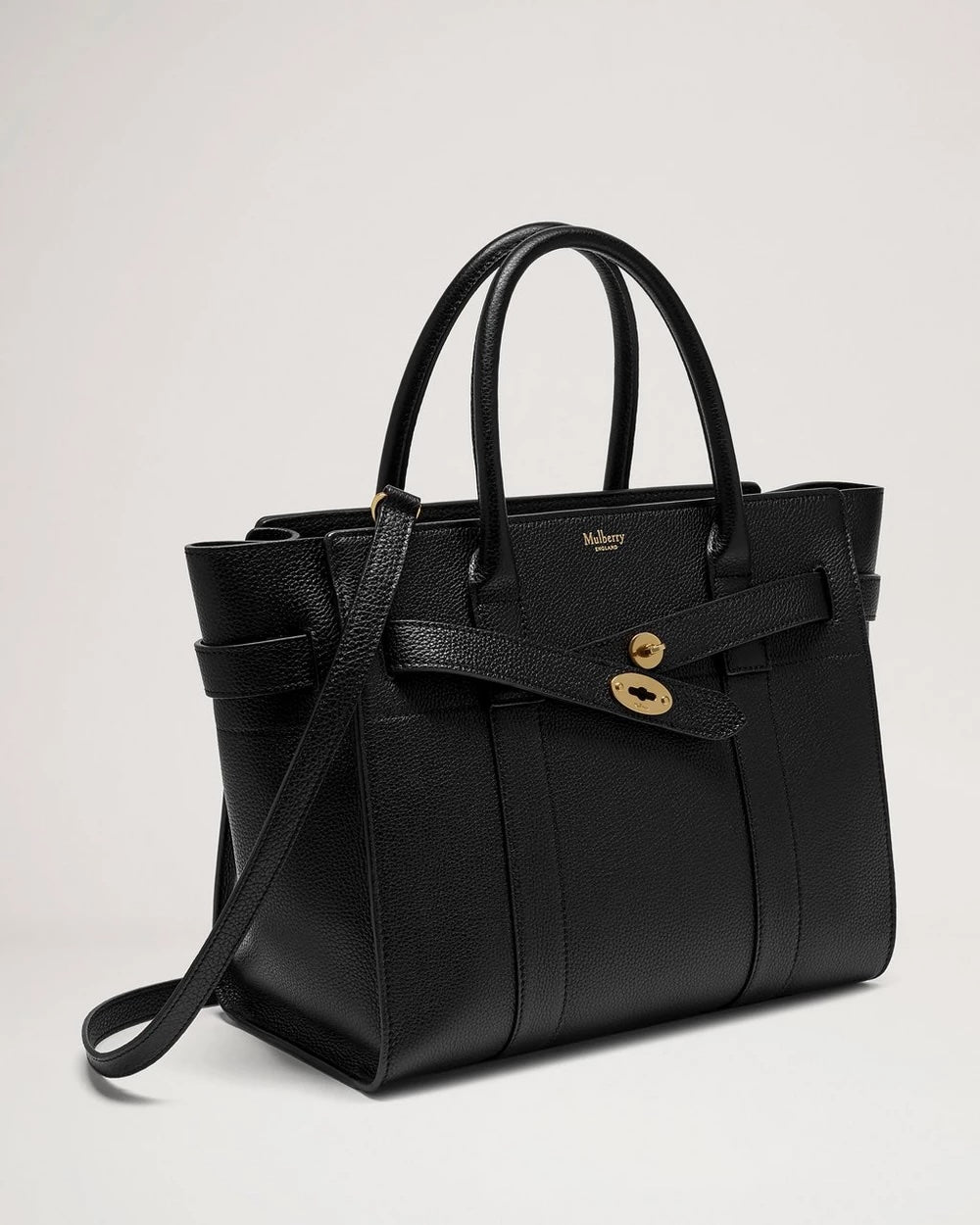 Small Zipped Bayswater Sml Classic Grain Black