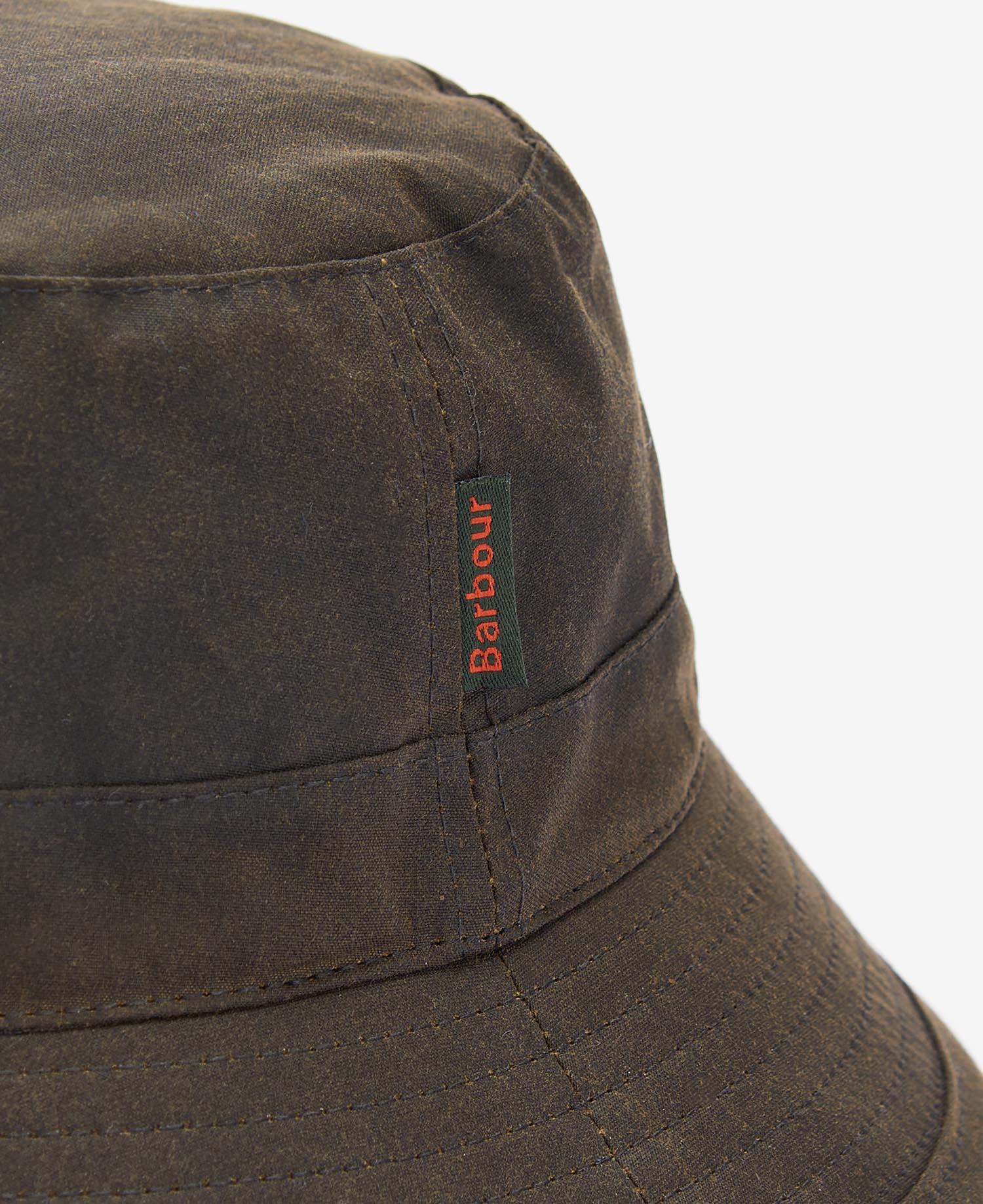 Waxed Bucket Hat Olive