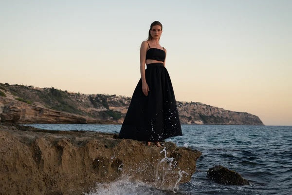 Rosina Maxi Skirt Black