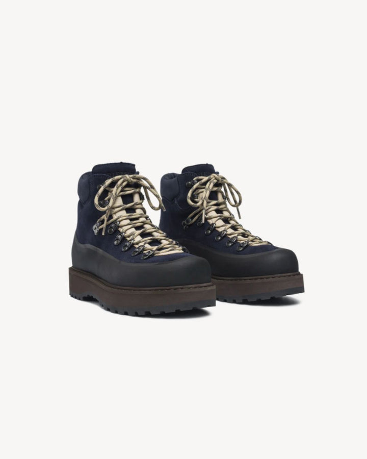 Roccia Vet Due Gomma - Navy Suede Mix