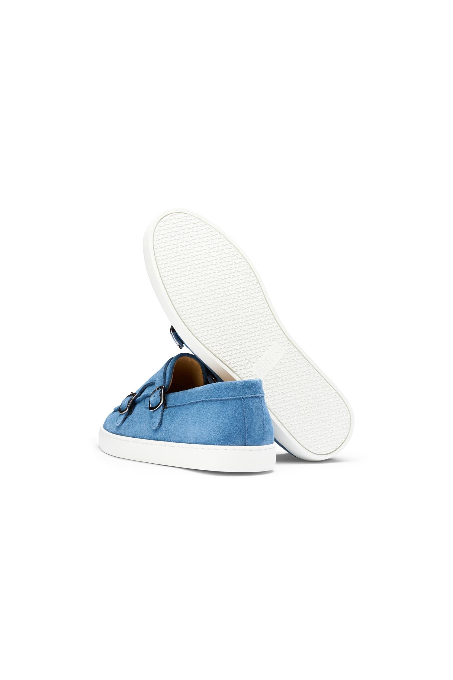 Monk Strap Sneaker - Ocean Suede
