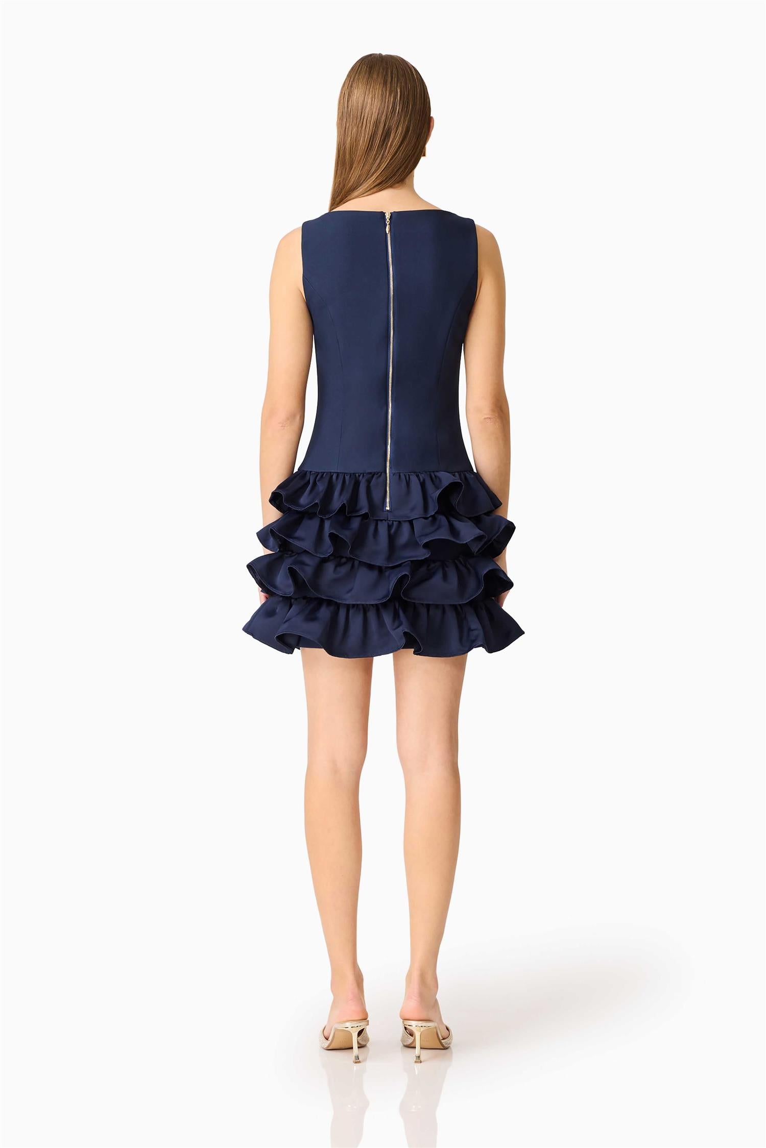 Saphine Ruffle Mini Dress
