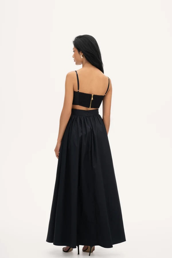 Rosina Maxi Skirt Black