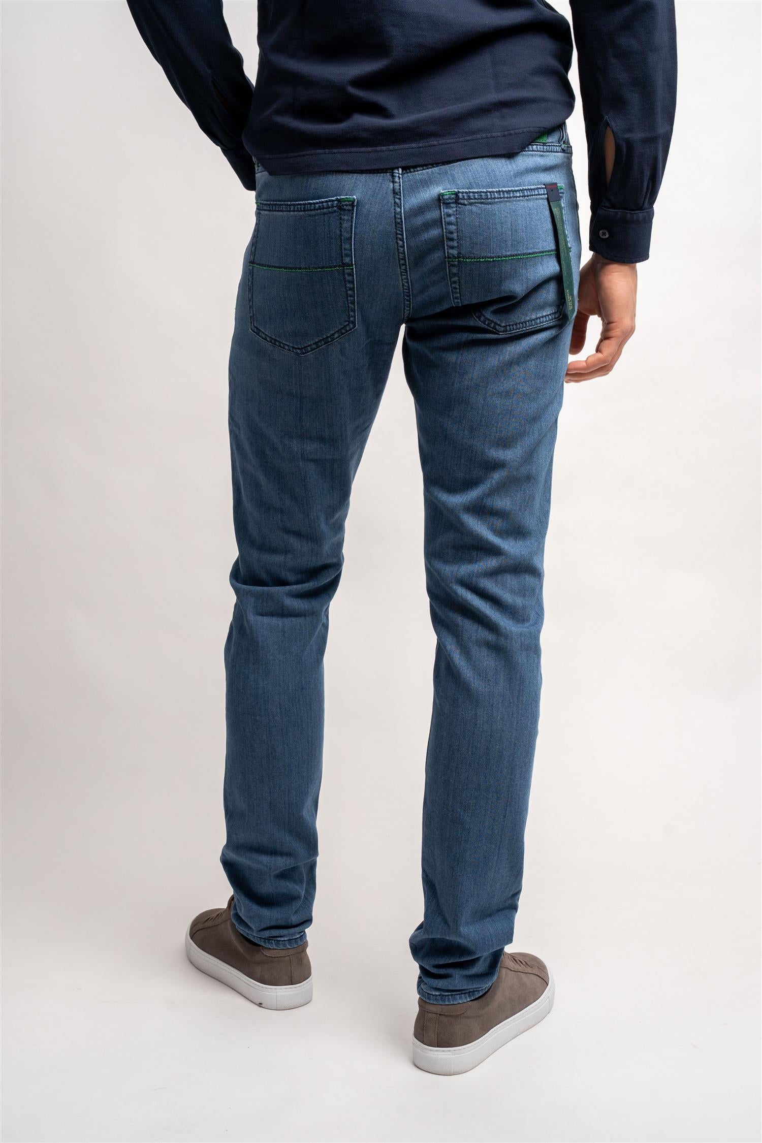 Michelangelo - Denim Silk