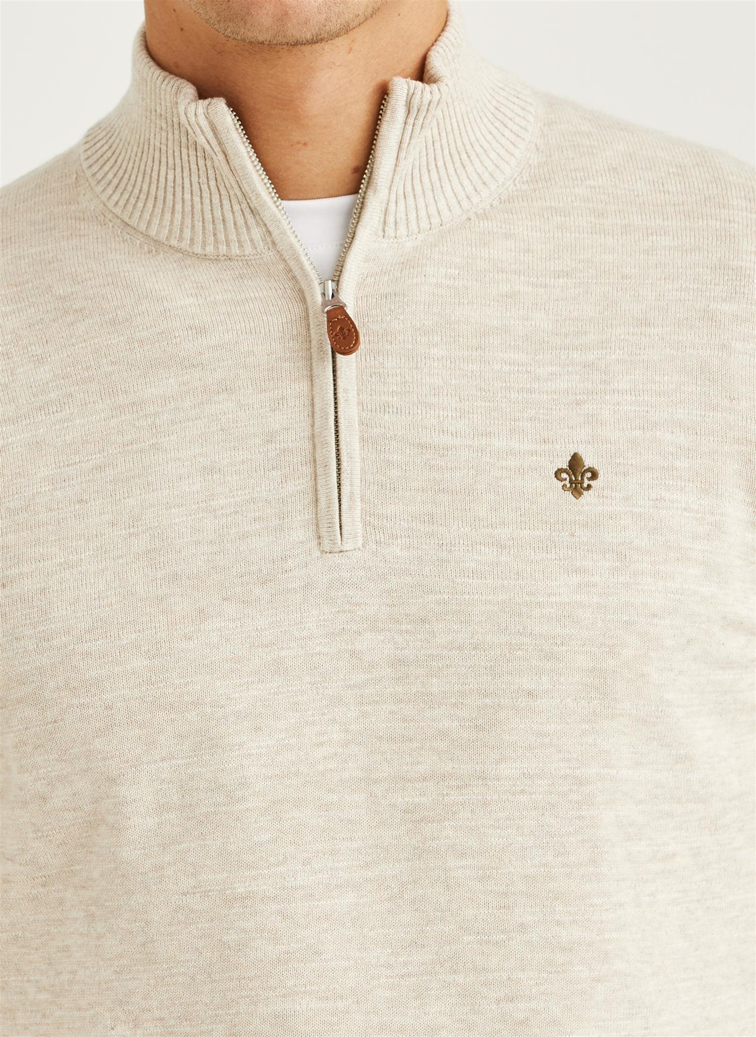 Randall Half Zip - Khaki