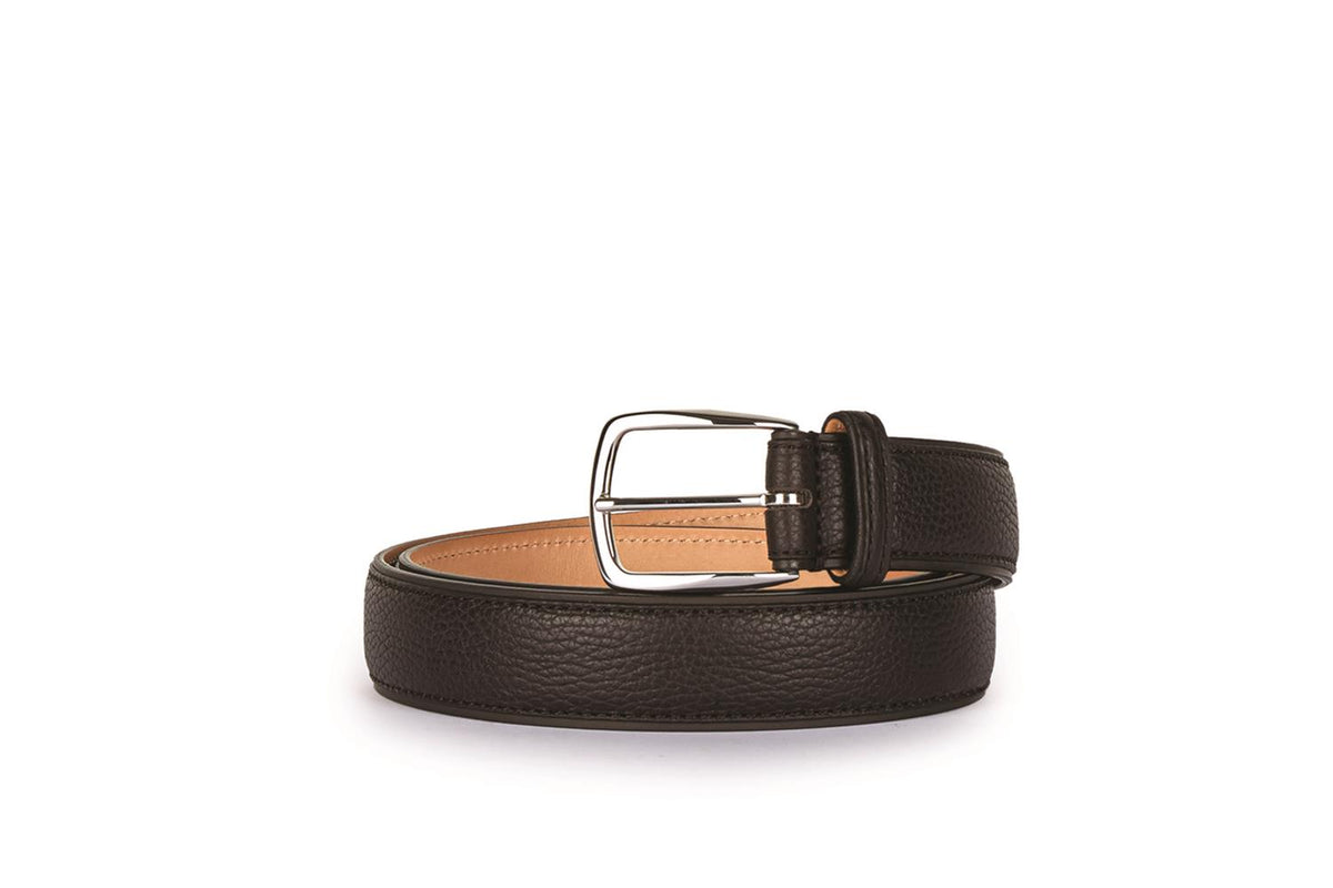 Giano Leather Belt - Sort