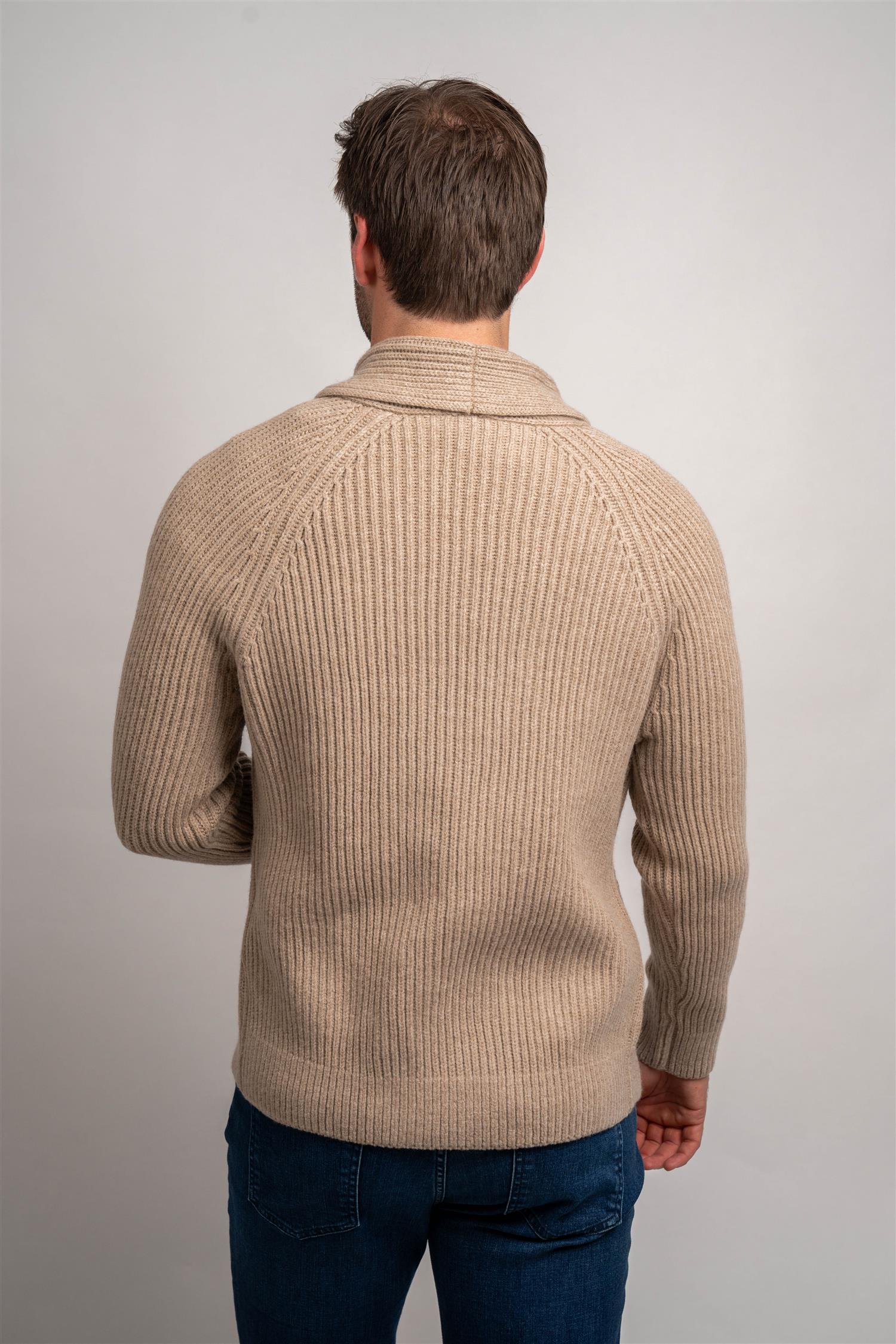 Cardigan Double Breasted - Beige