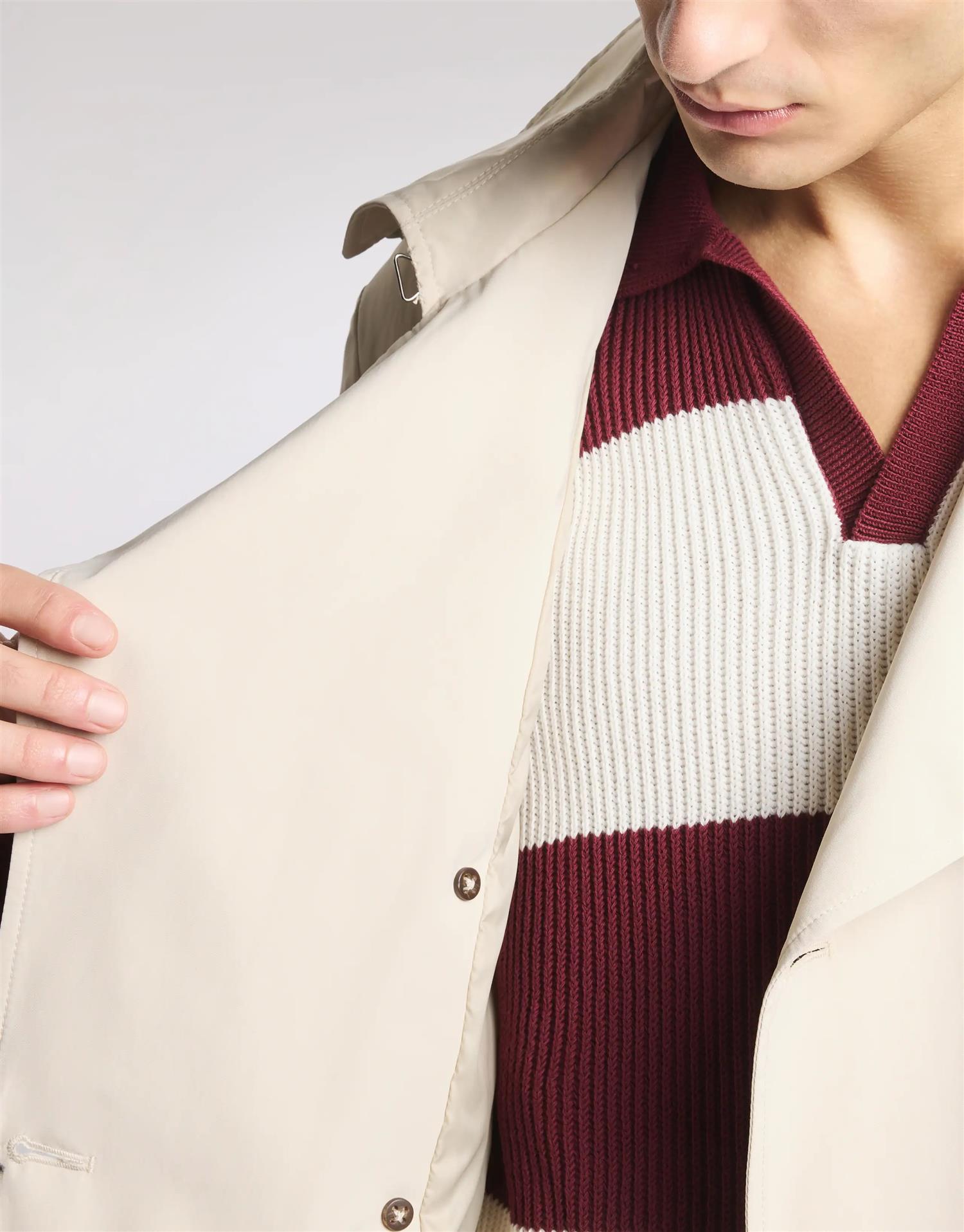 Trench Coat Regular Fit - Ivory