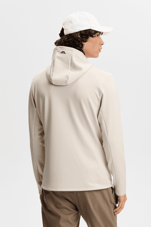Aerial Quarter Zip Hood - Moonbeam
