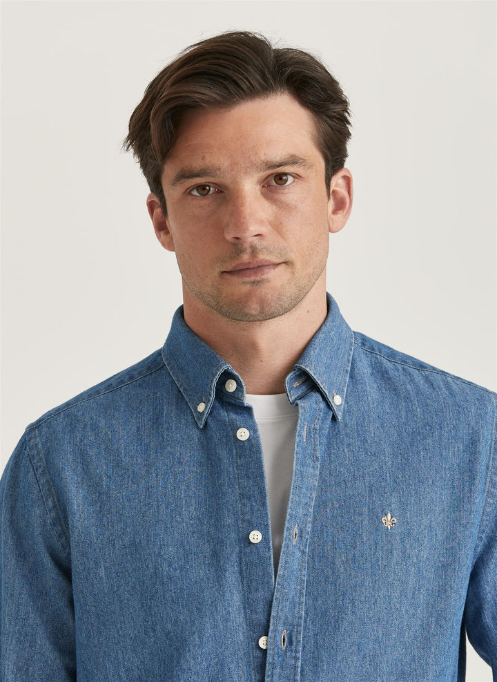 Denim Shirt - Classic Fit - Old Blue