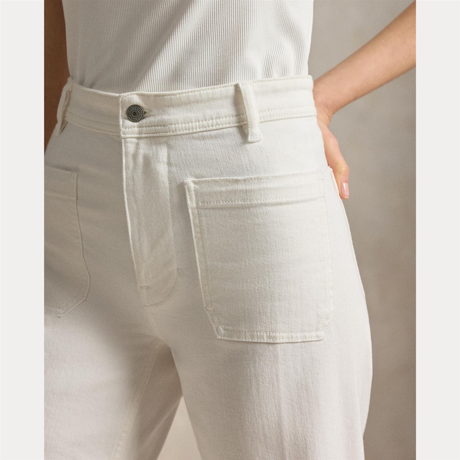 Denim Beaton Pant White