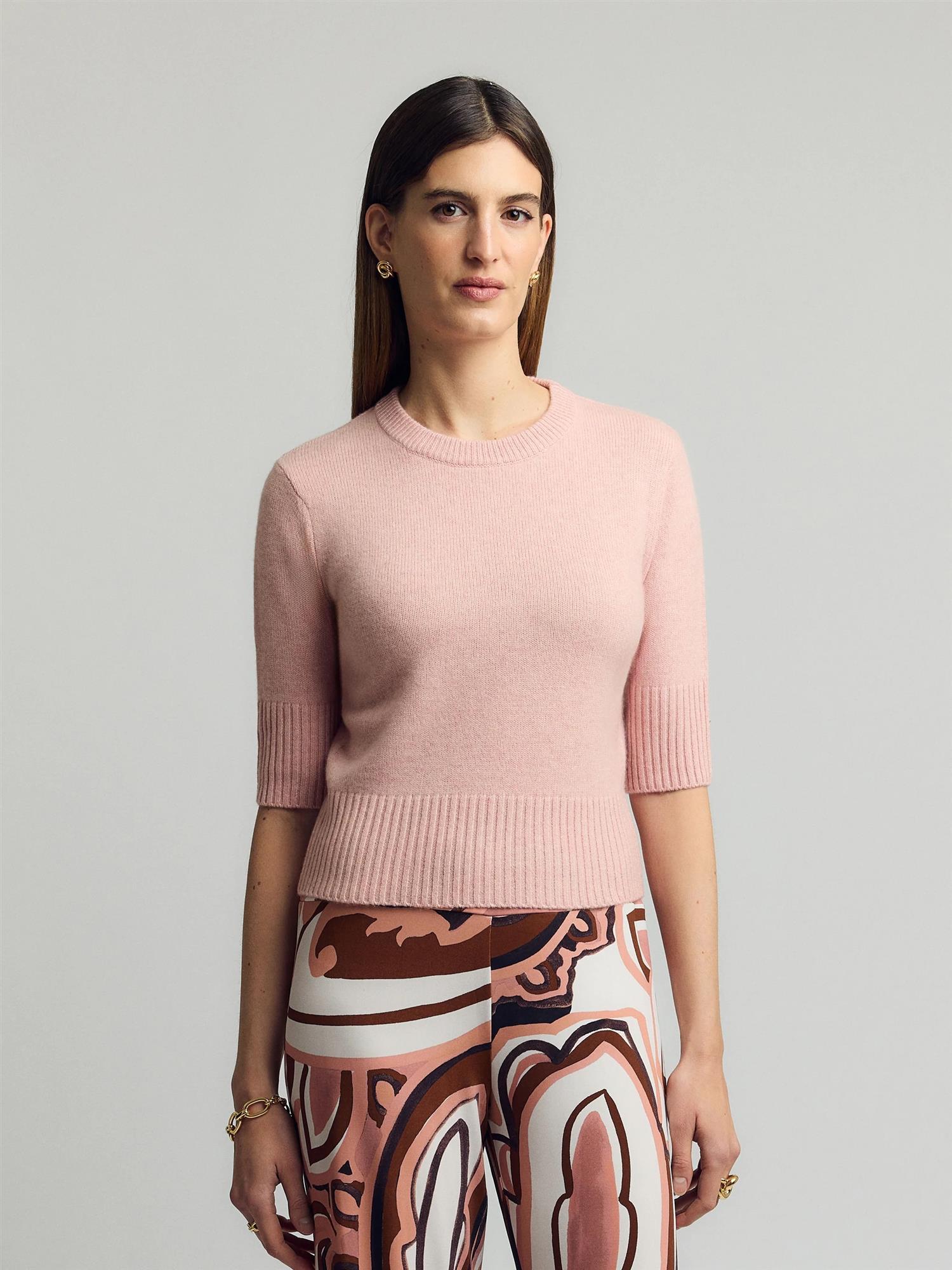 Ever Cashmere Knit Hazy Pink