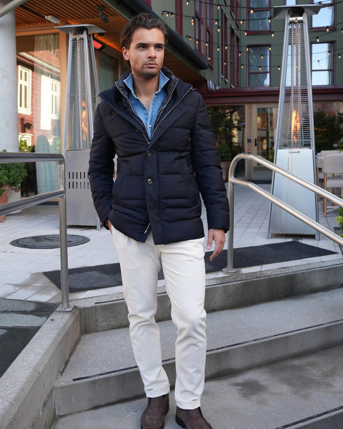 Man Down Jacket - Navy