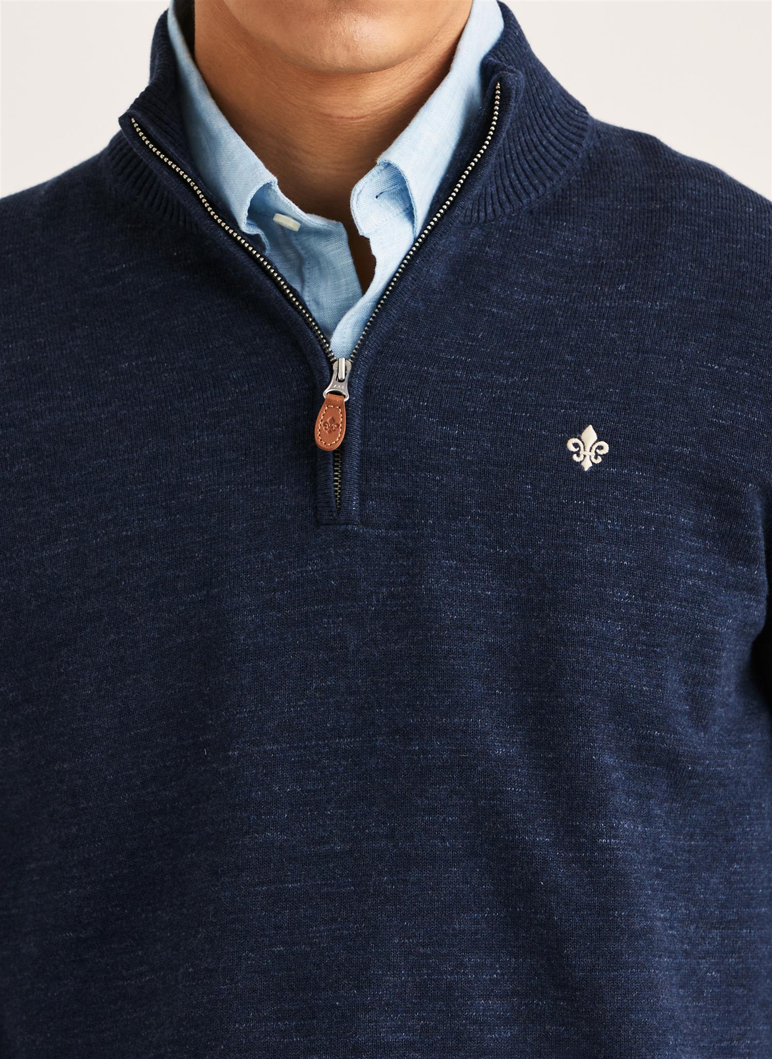 Randall Half Zip - Navy