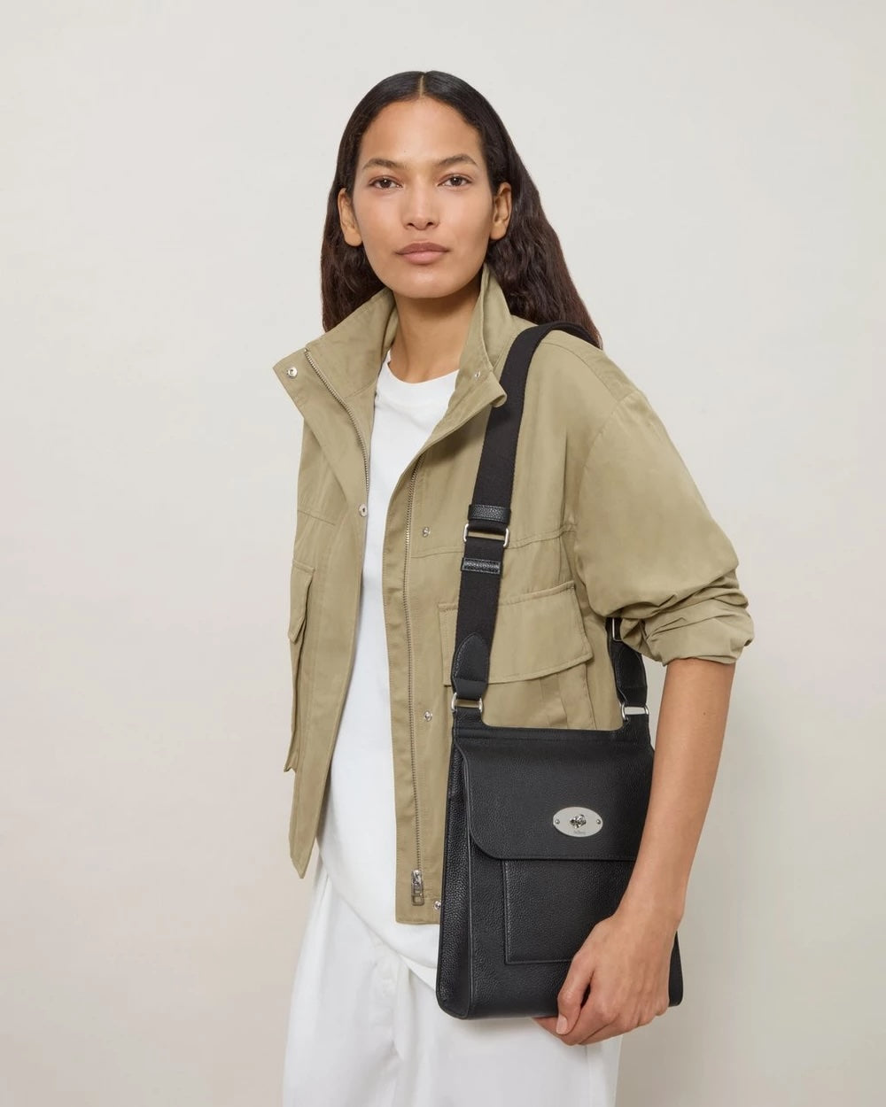 Antony Black & Silver Small Classic Grain