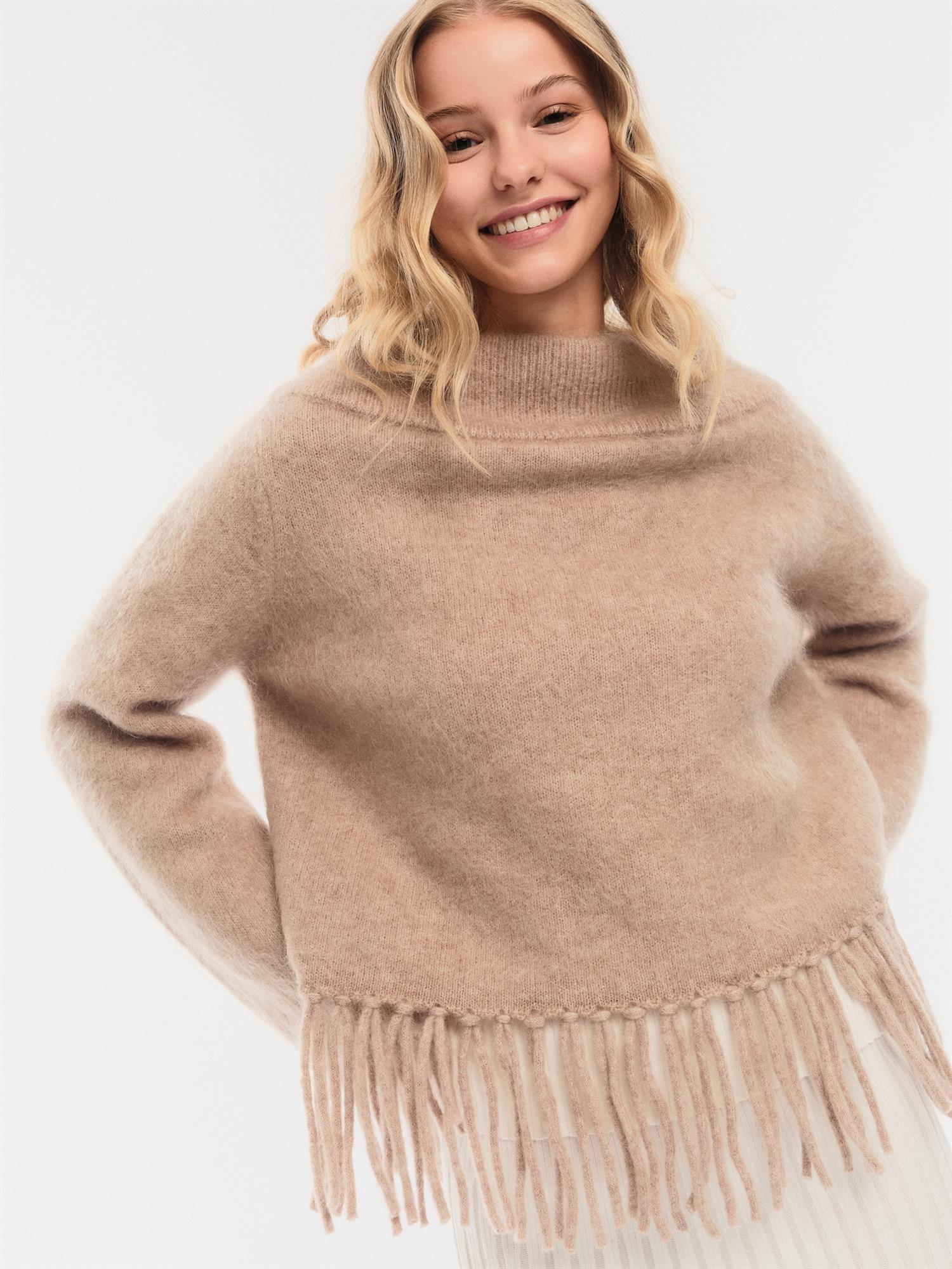 Gine Chunky Sweater Hazel Beige