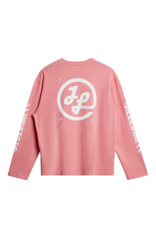 Walsh LS Print T-shirt - Flaming Plume