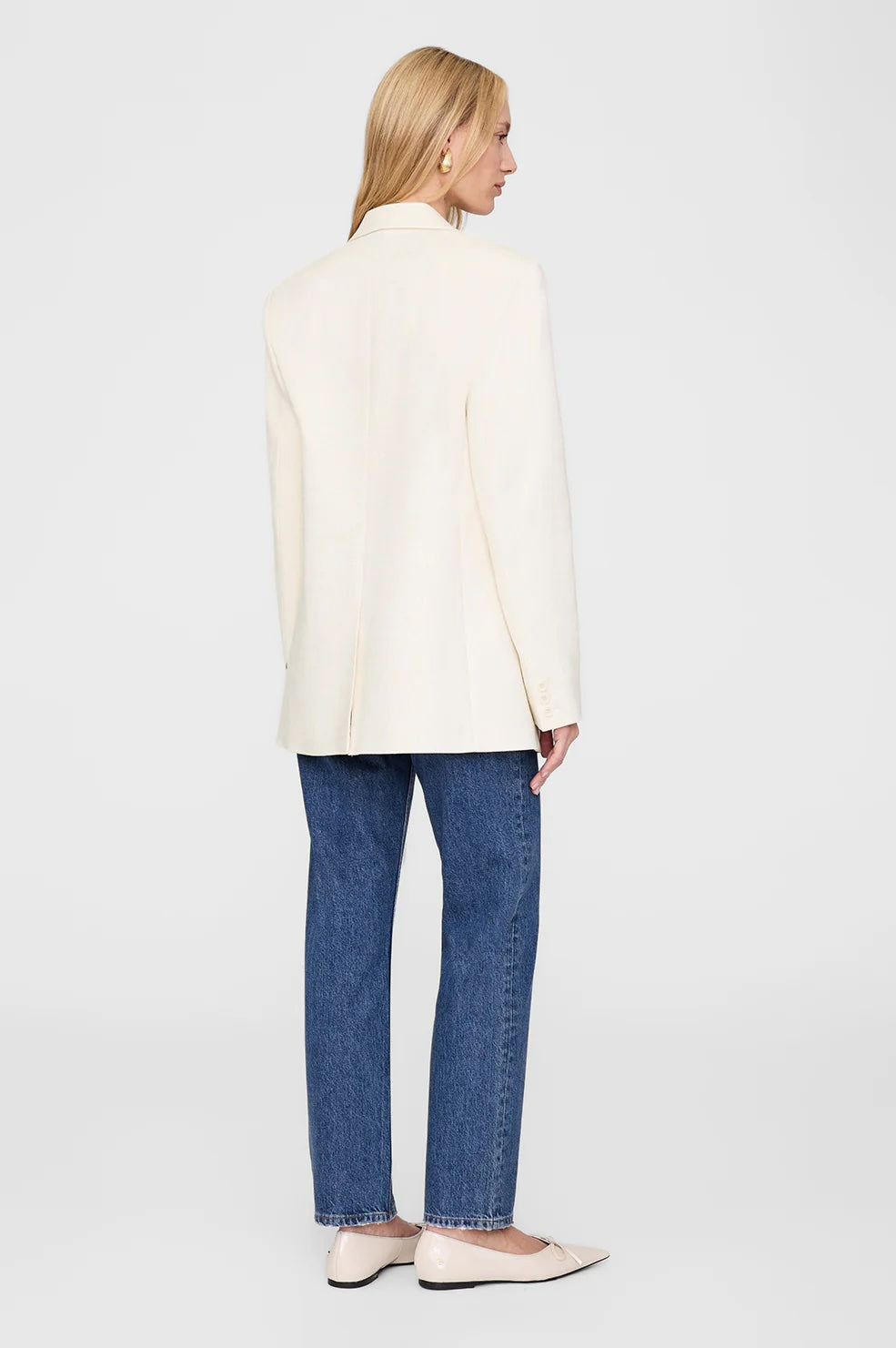 Jasmine Blazer Cream