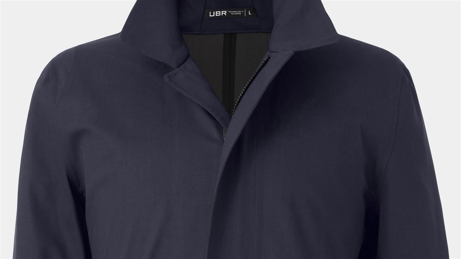 Sky Fall Coat Saville - Navy Wool