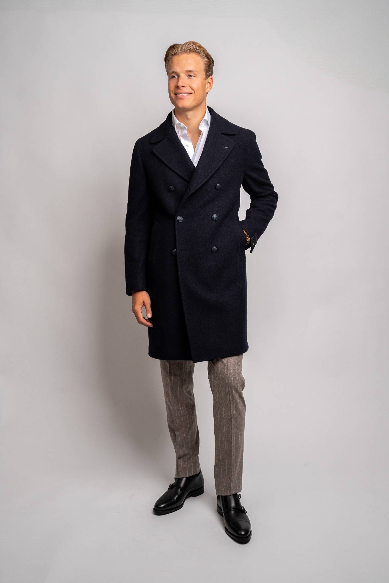 Arden Coat - Navy
