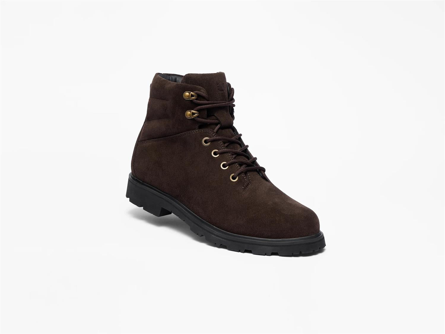 Black Storm Boot - Brown Suede