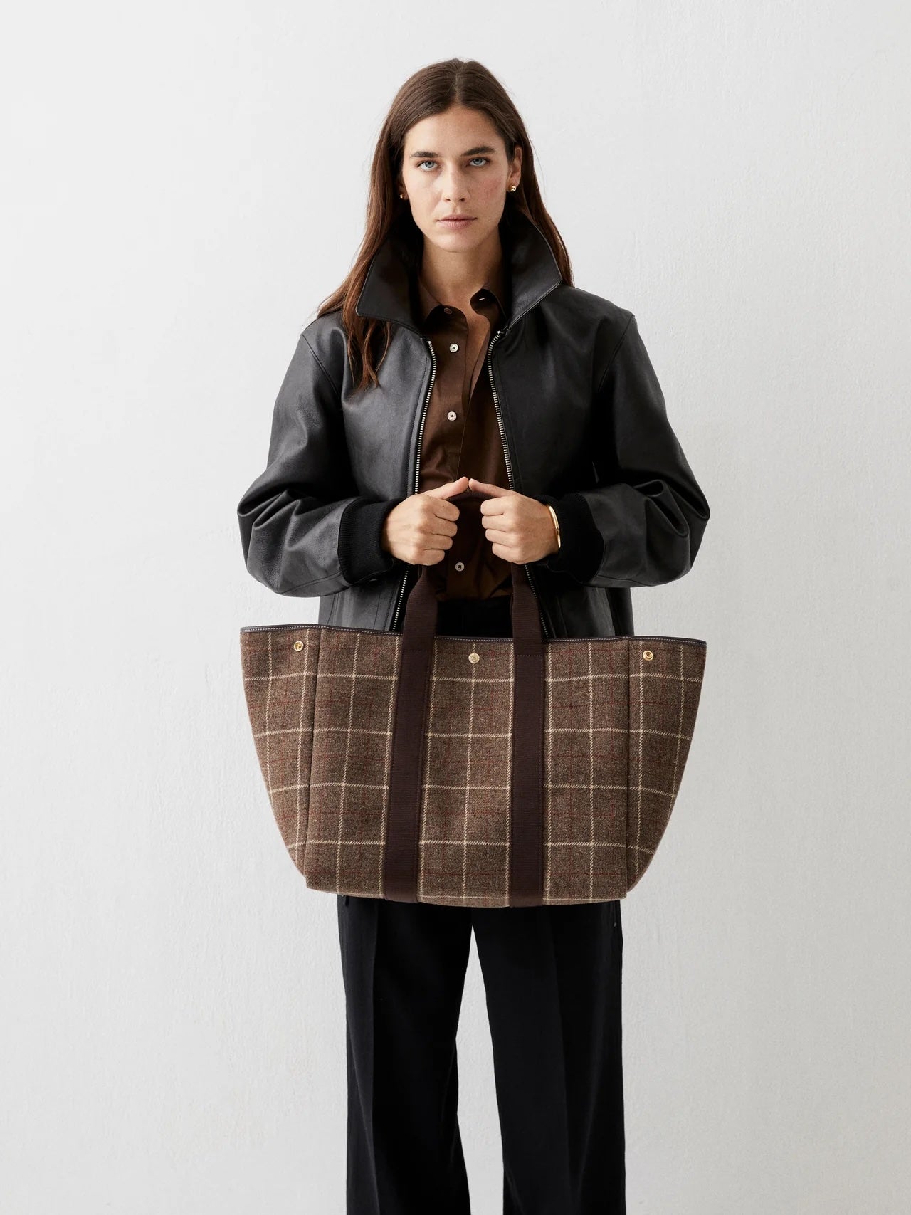 Traversée L - Hunting Tweed Brown
