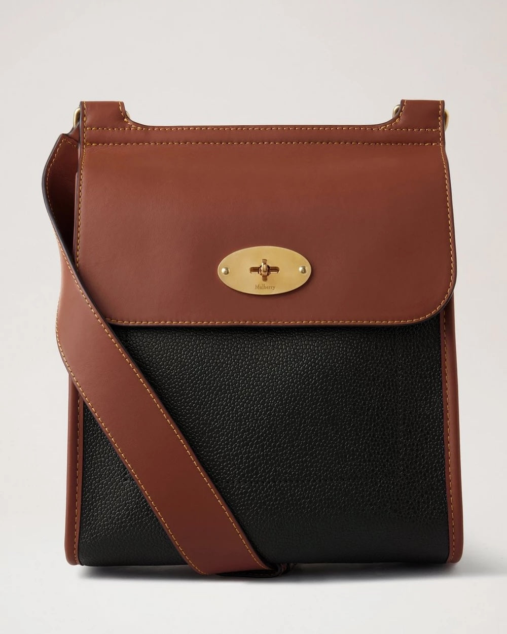 Antony - Black & Cognac BioVeg Scotchgrain & Flat Calf