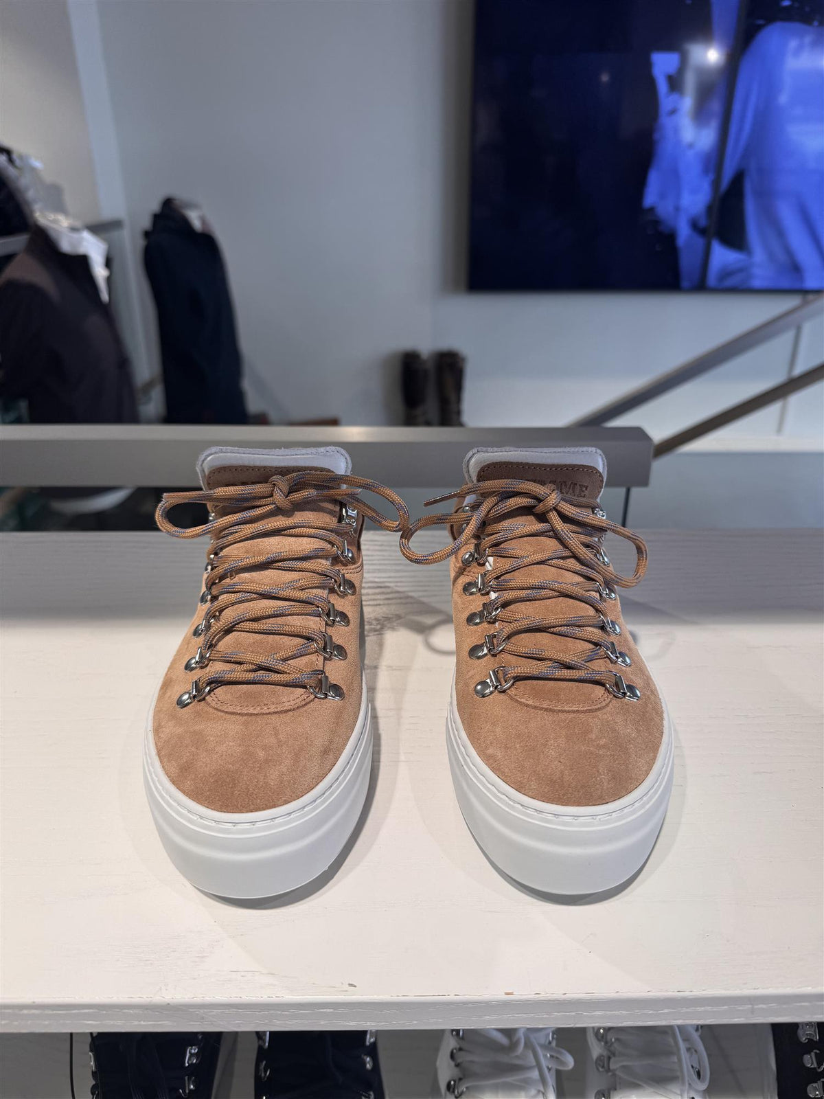 W Marostica Low Platform Honey Suede