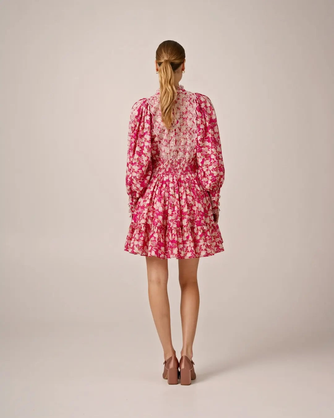 Cotton Slub Mini Dress