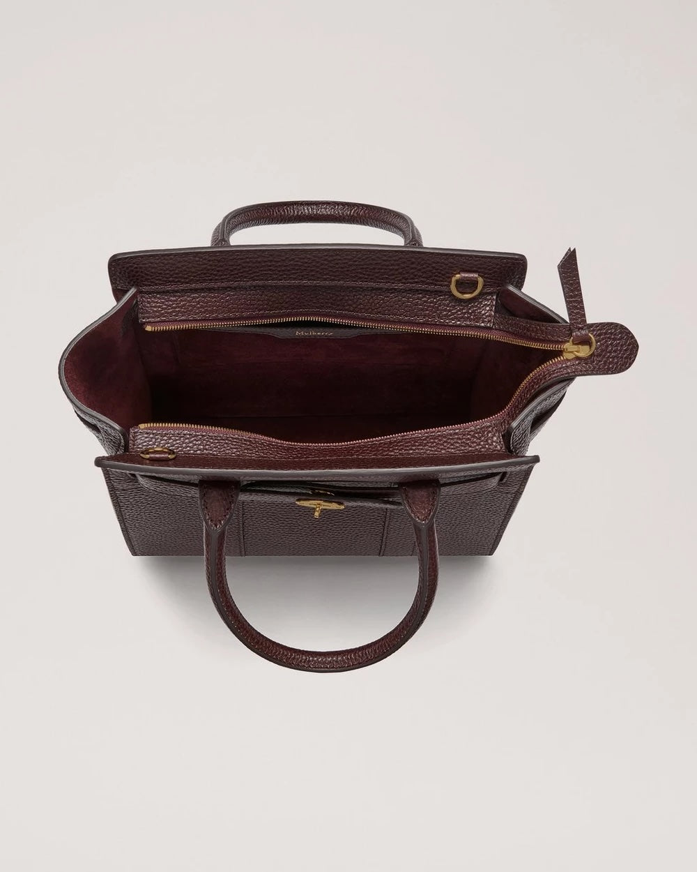 Mini Zipped Bayswater Oxblood Small Classic Grain