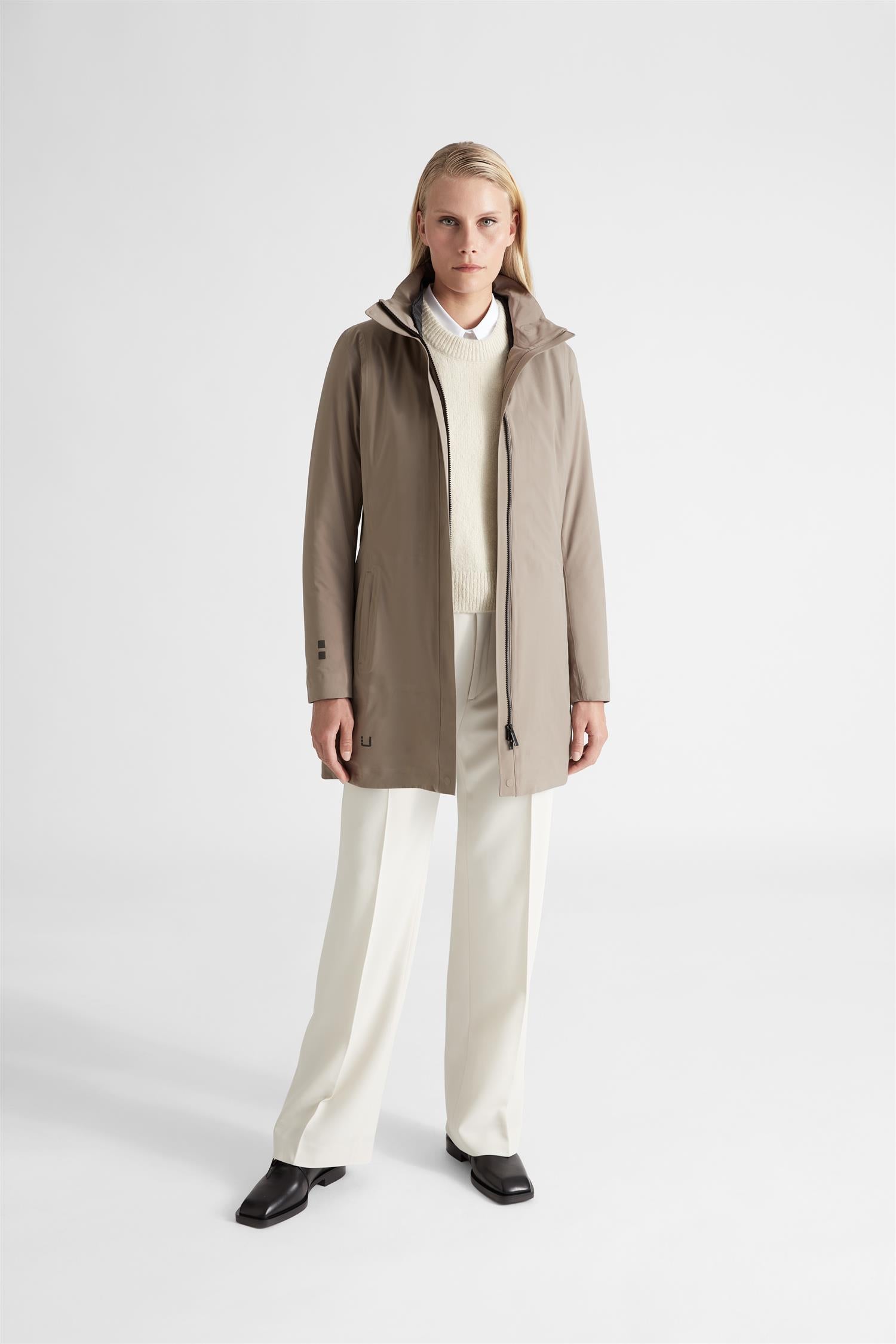 W Nova Coat Driftwood