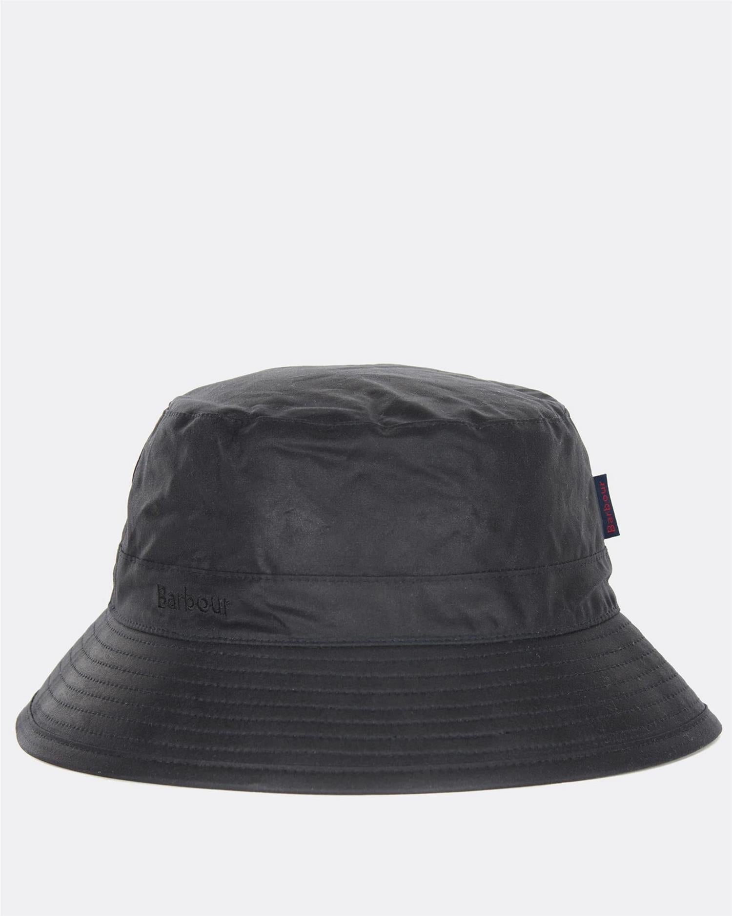 Waxed Bucket Hat Navy