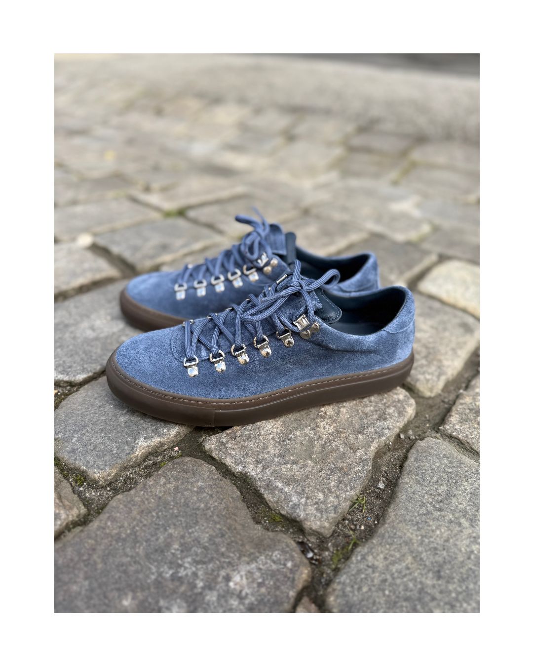 Marostica Low - Vintage Blue Suede