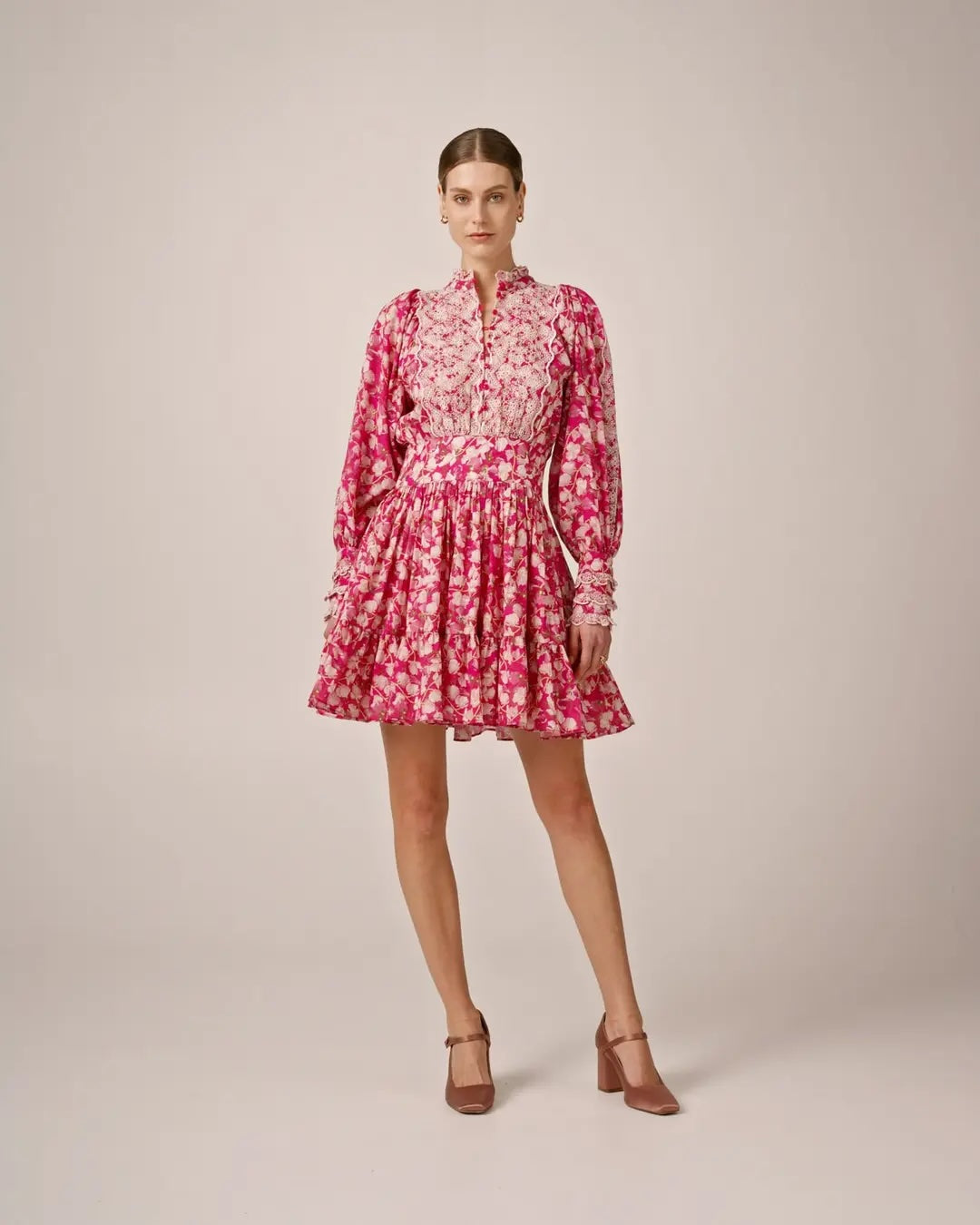 Cotton Slub Mini Dress