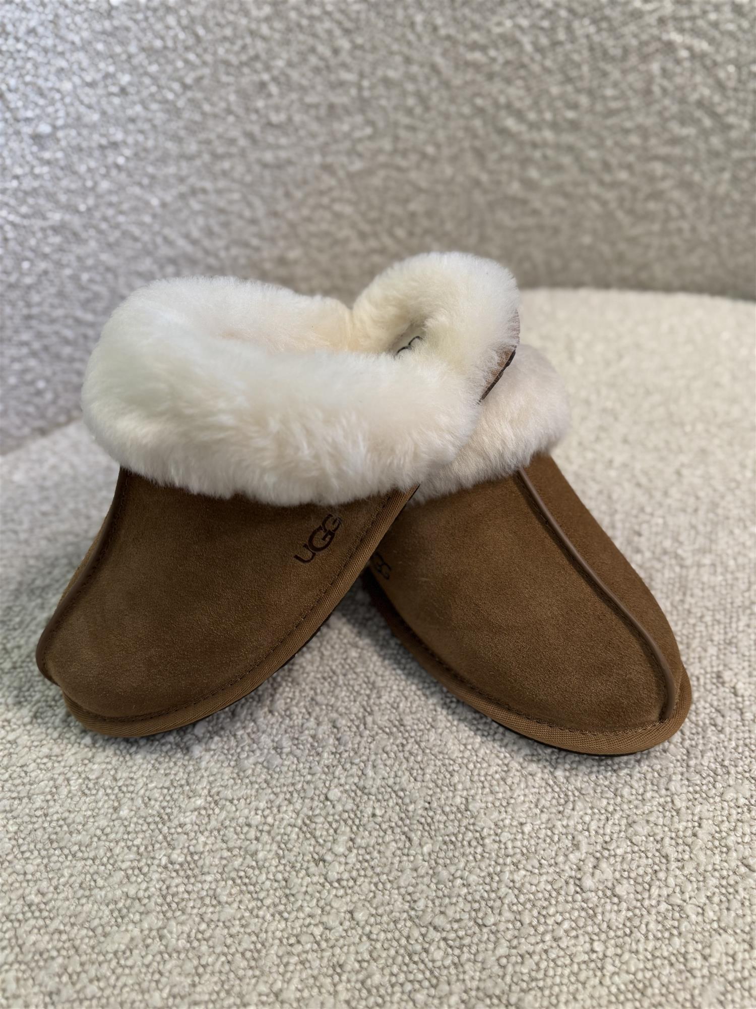 W Scuffette Slipper Chestnut