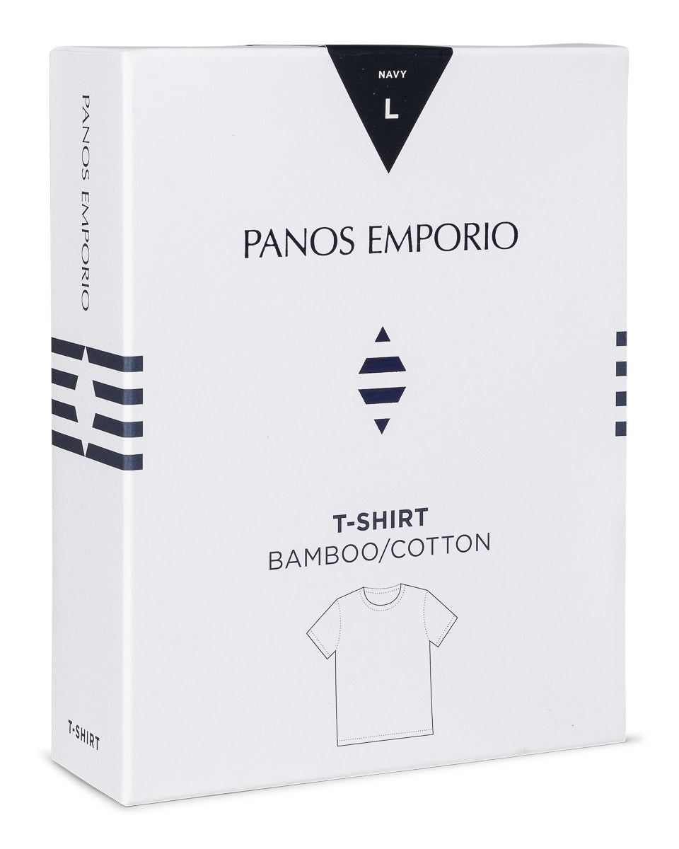 Bamboo / Cotton Tee Crew - White
