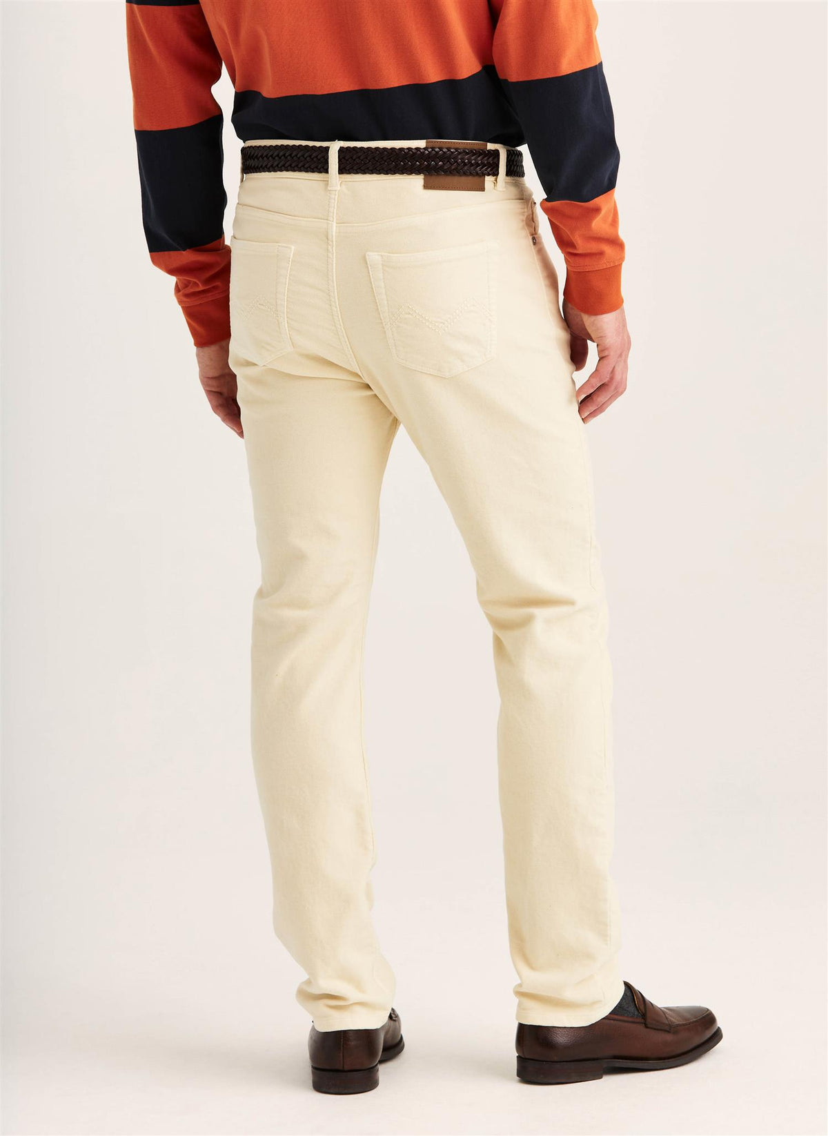 James Winter Twill 5-Pocket - Off White