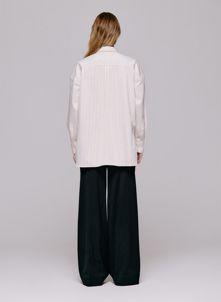 Edwina Shirt Burnt orange stripe