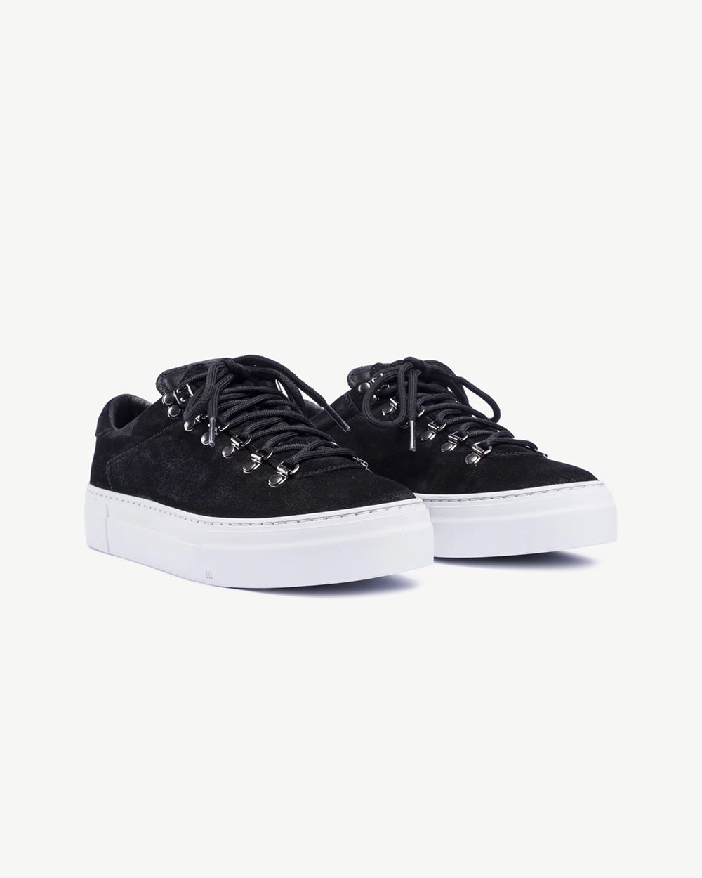 W Marostica Low Platform Suede Black