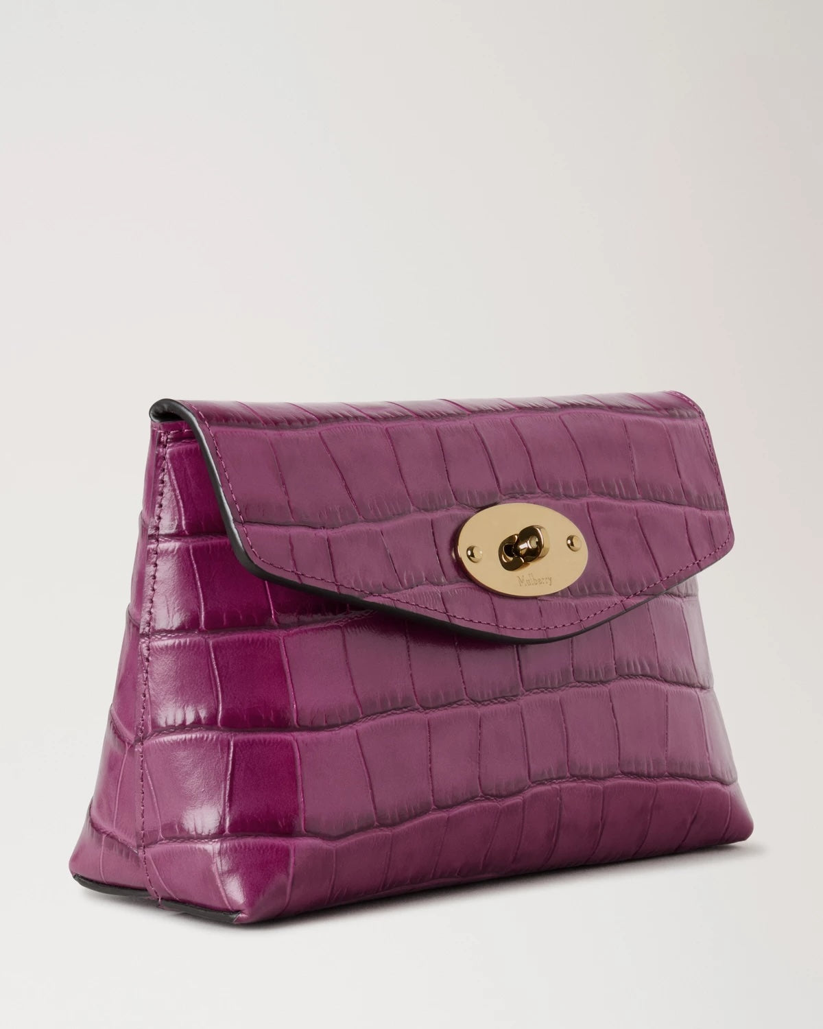 Darley Cosmetic Pouch Orchid Bloom Shiny Small Croc