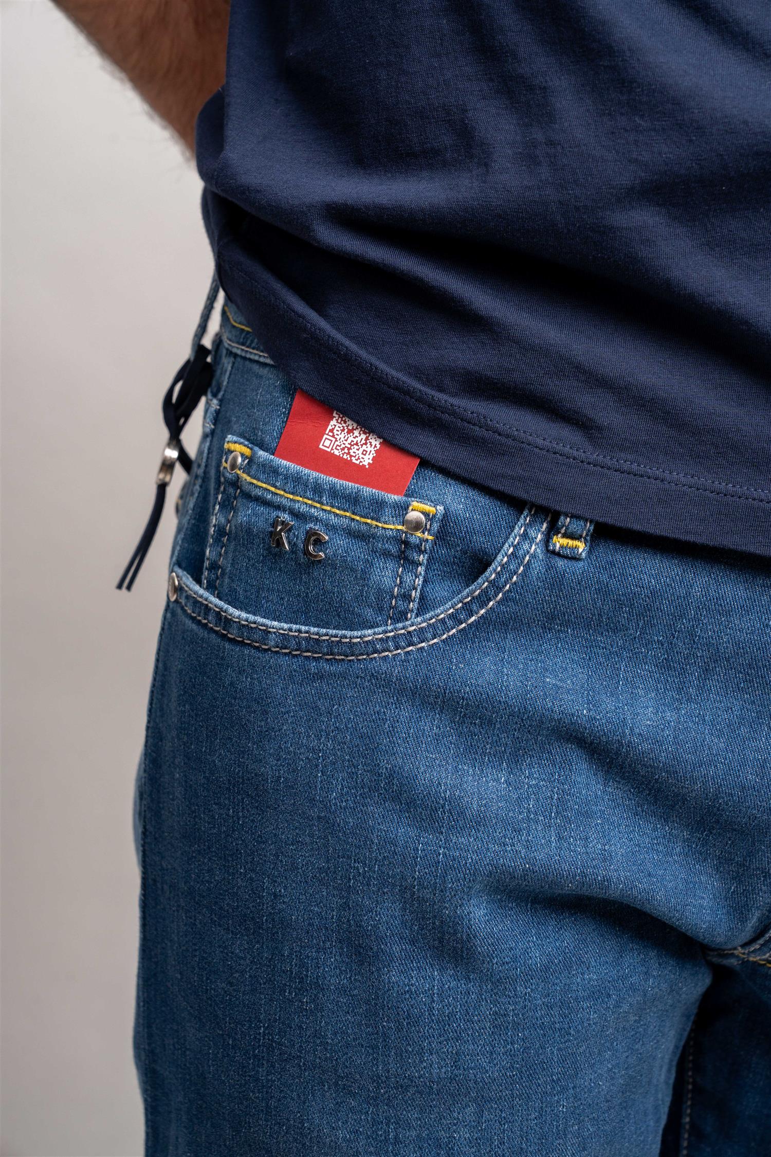 Michelangelo Jeans - Medium Blue