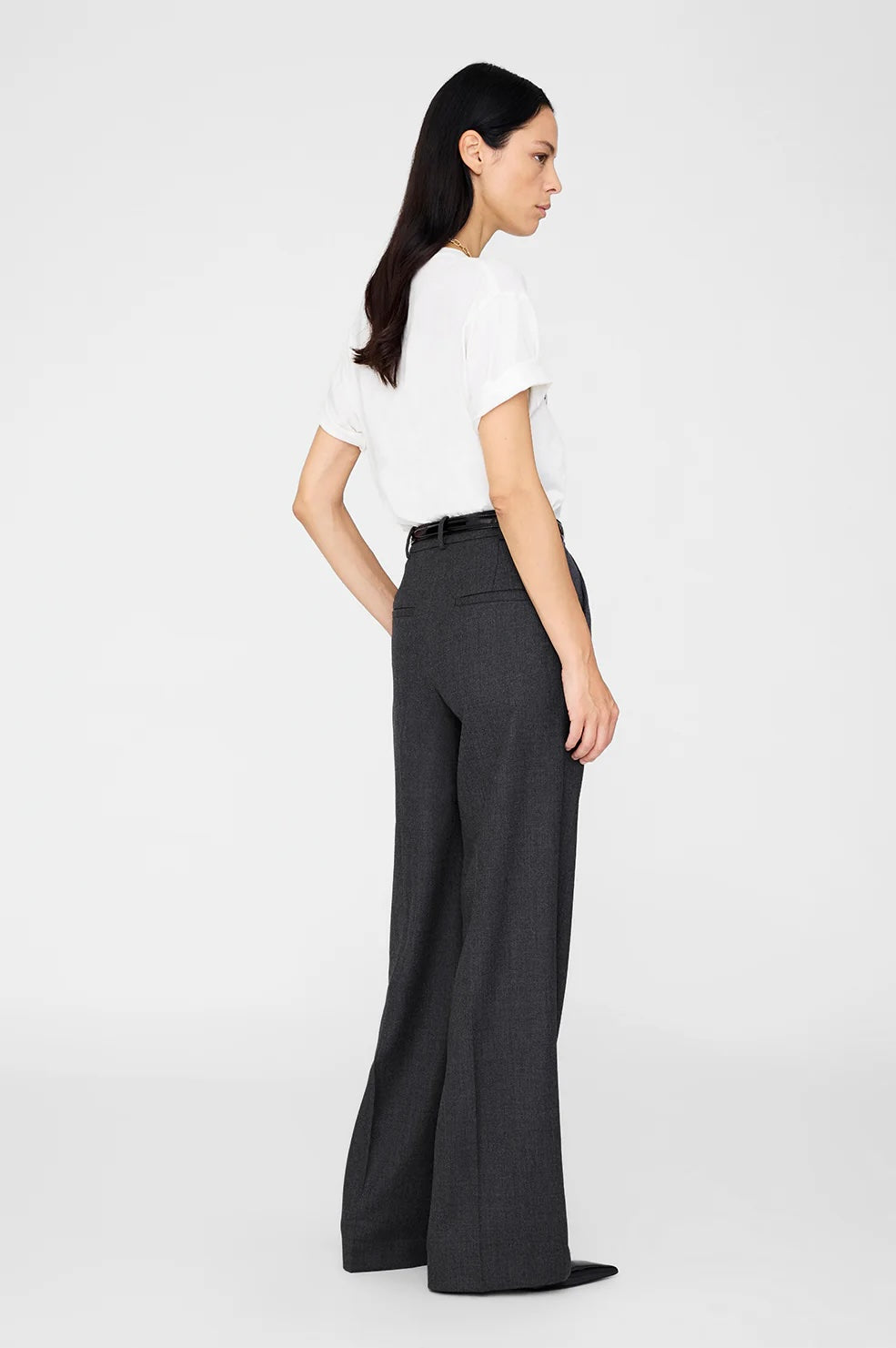 Trent Trouser dark heather grey