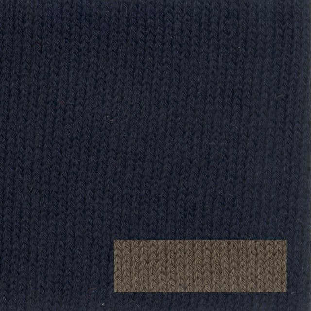 Knitted Pique Shirt - Navy