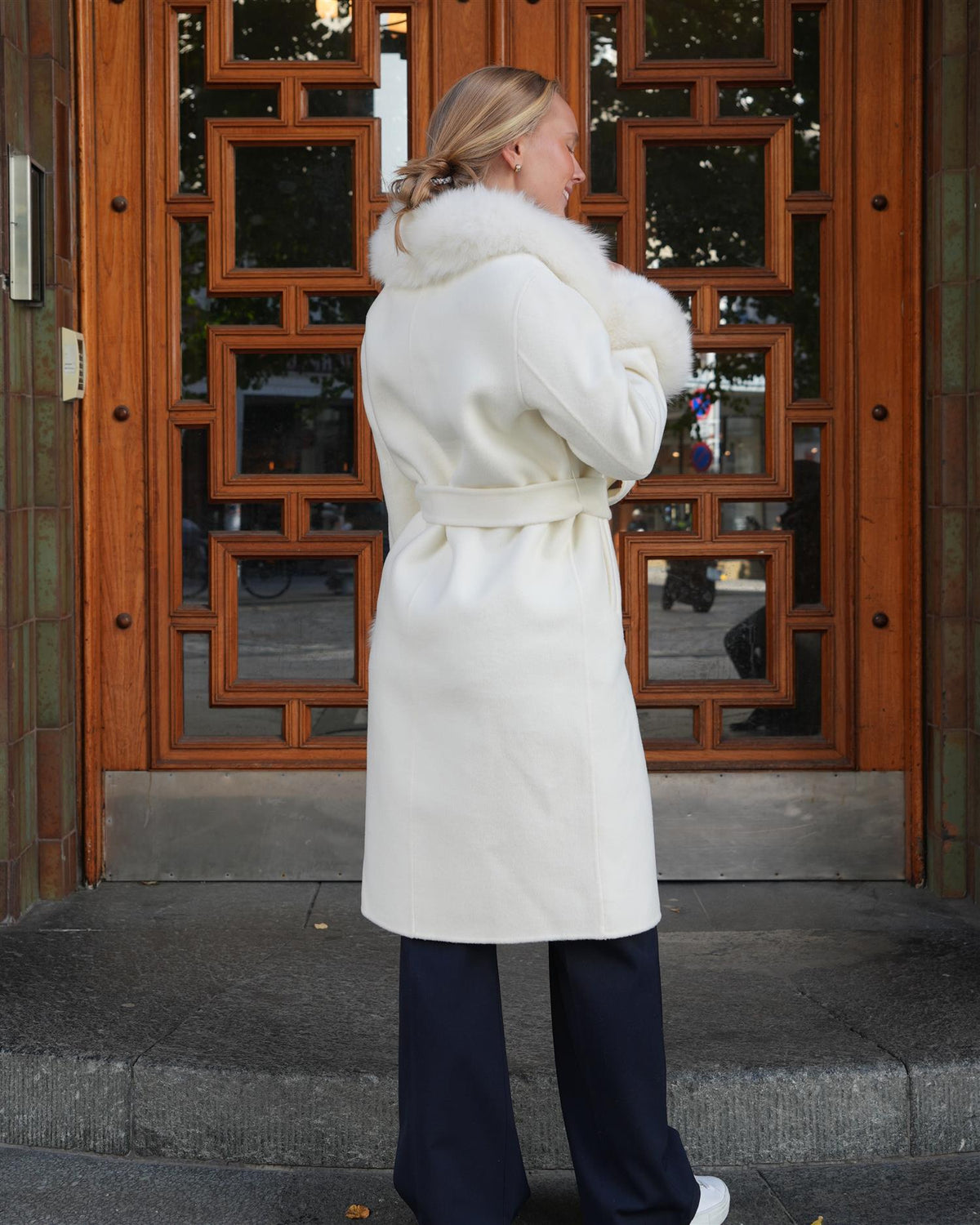 Marta Coat - White