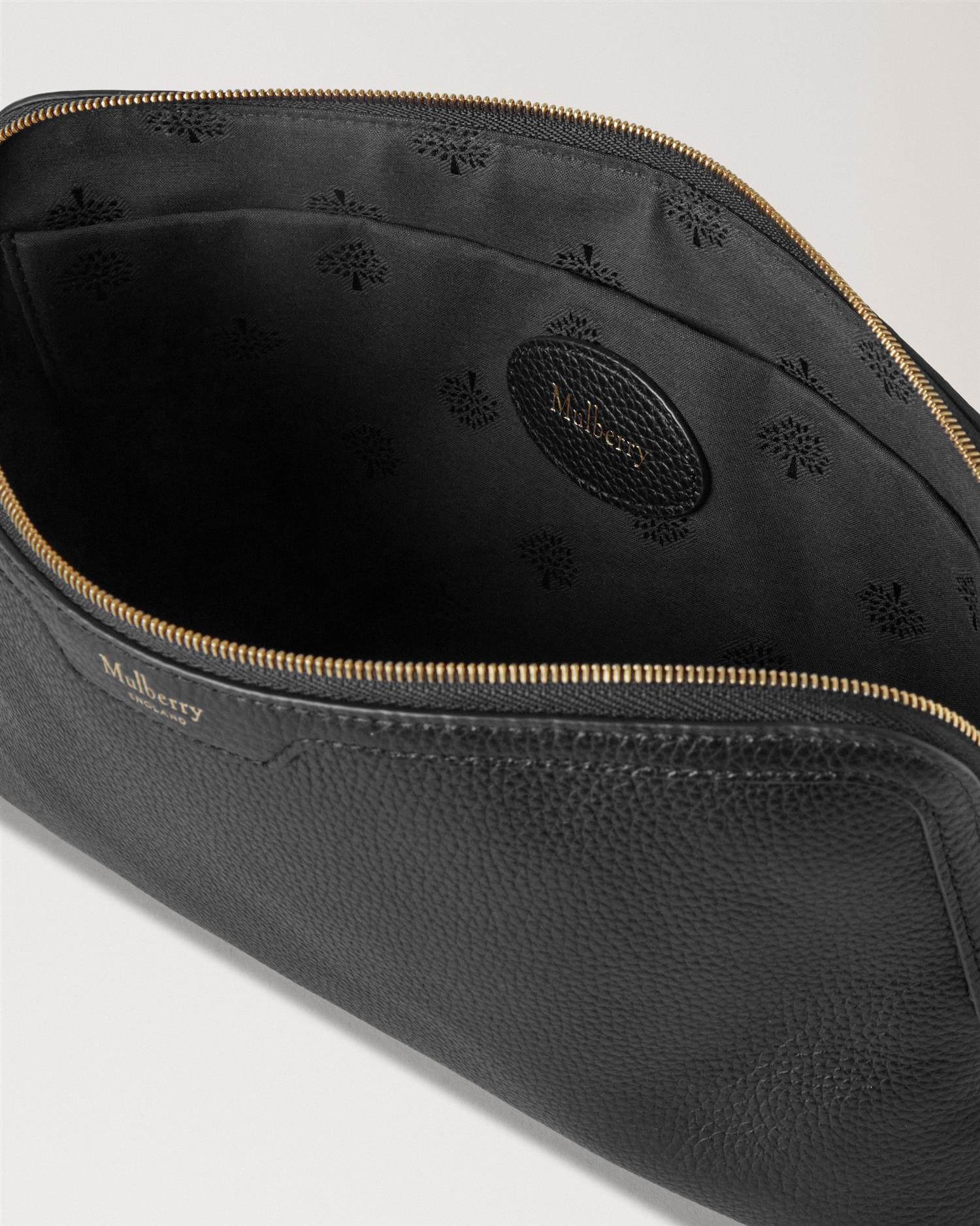 Large Cosmetic Pouch Black