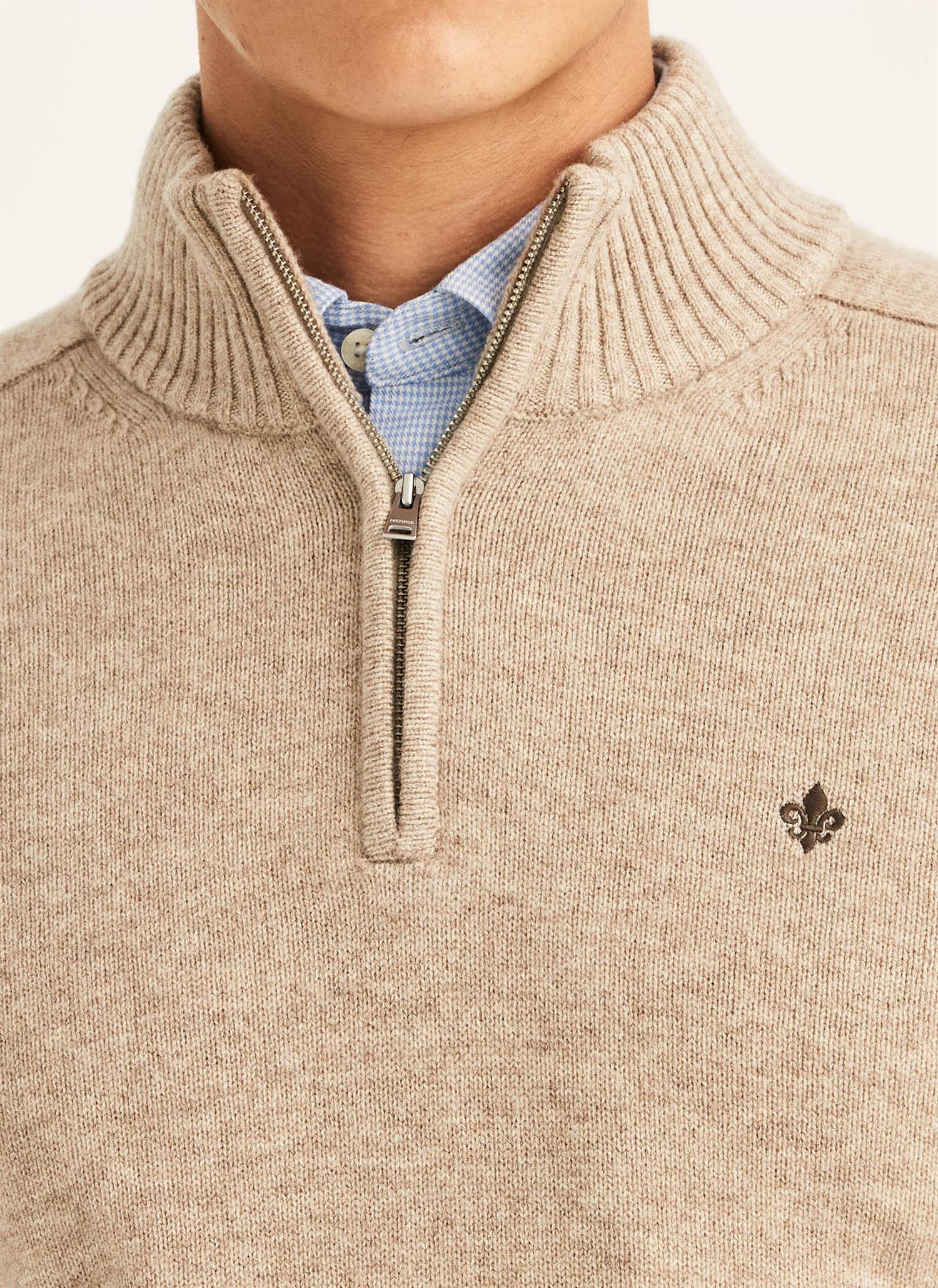 Hertford Half Zip - Khaki